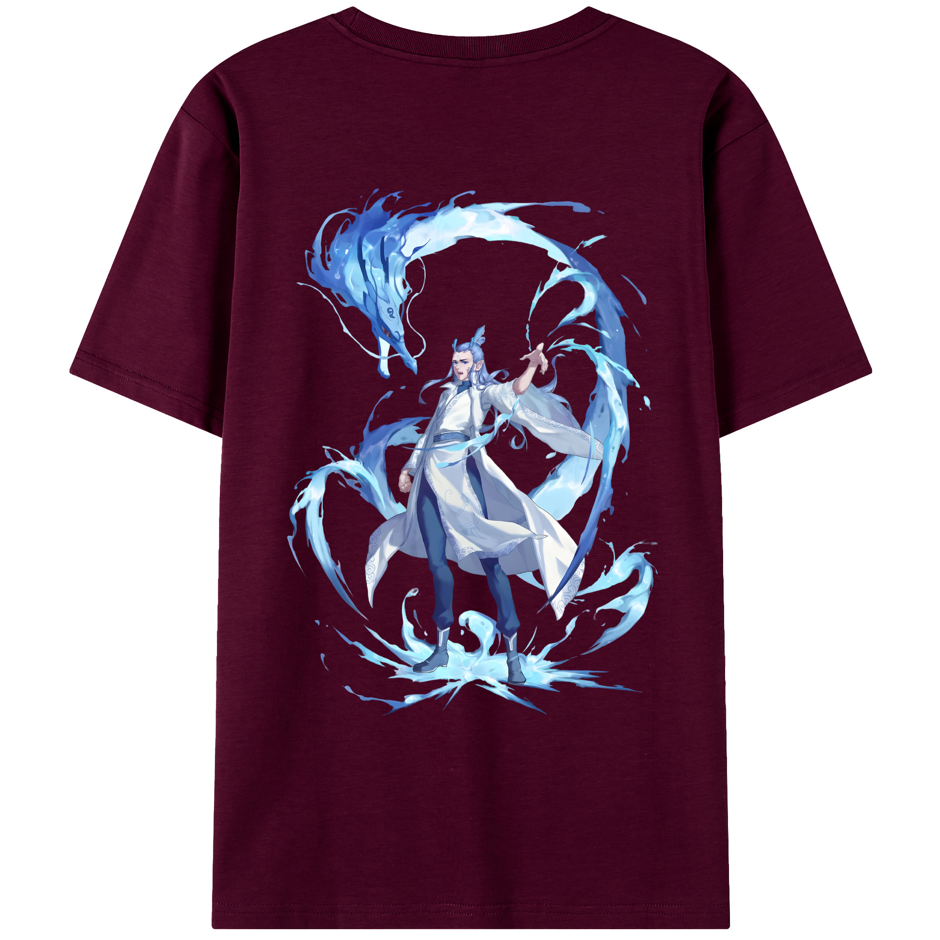 （画像用） Ne Zha 2 ナタ 魔童の大暴れ レディース半袖Tシャツ(バックプリント)
